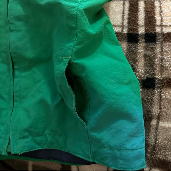 Nautica Baby Windbreaker Hooded Zip-up Jacket Size 2T(18-24M) Green/Navy Blue - Picture 9 of 9